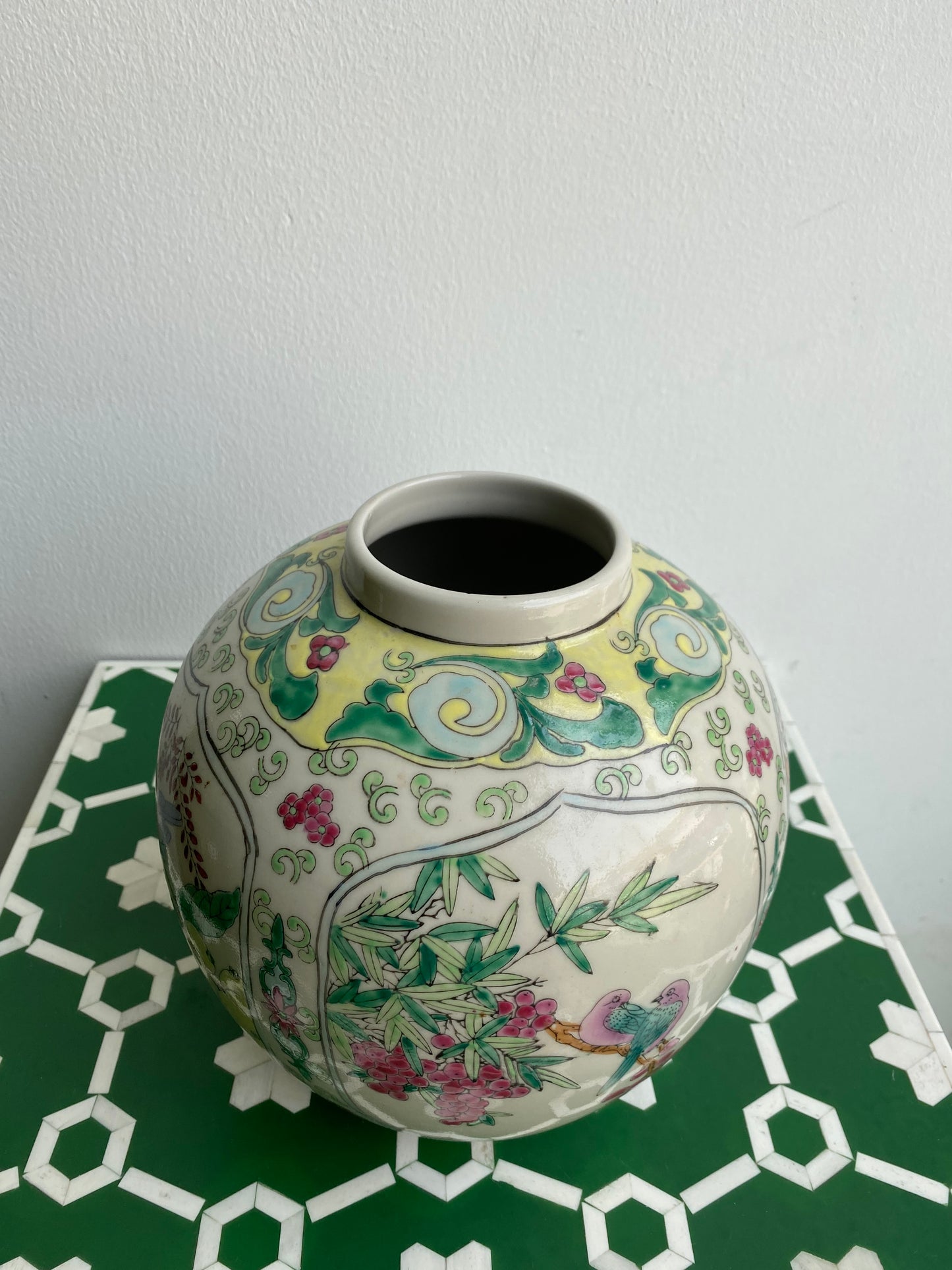 Hand Painted Vintage Vase