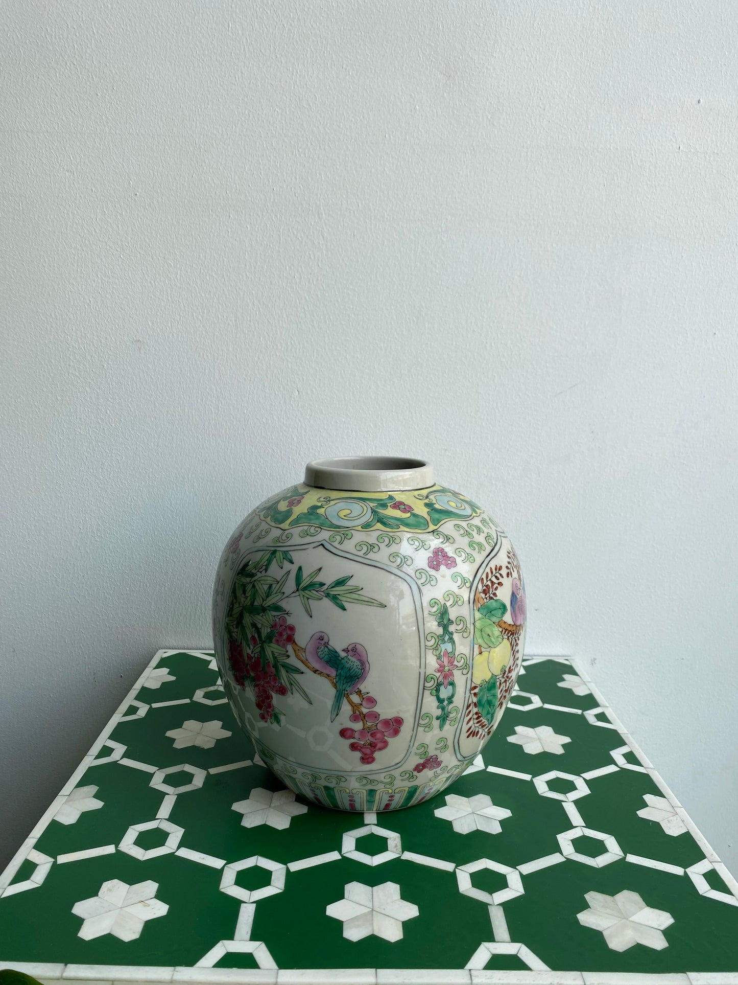 Hand Painted Vintage Vase