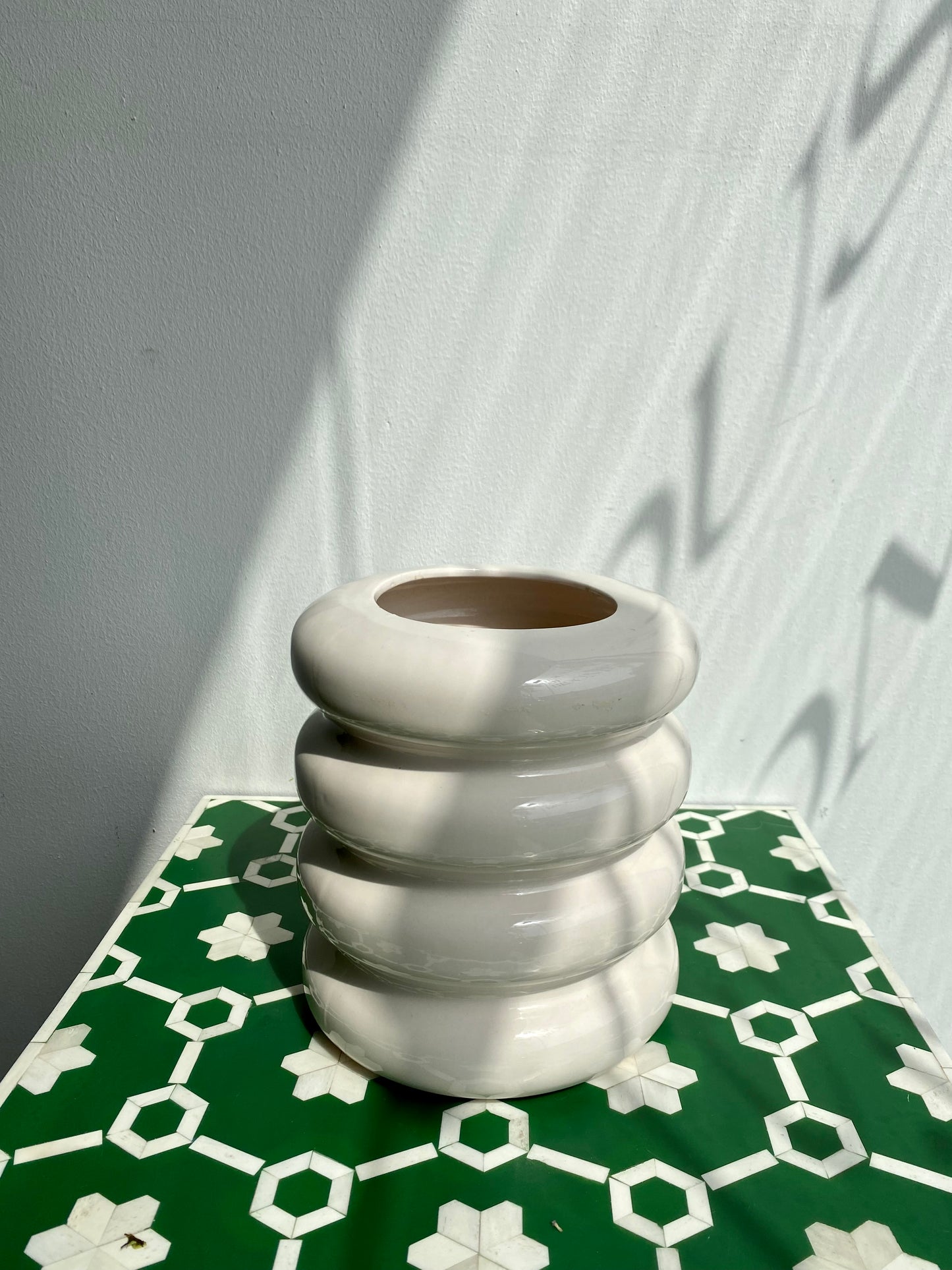 Large Cream Vase
